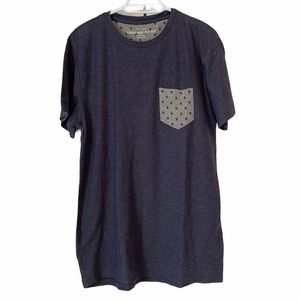 Sunday Work Clothes turtle t shirt blue size large